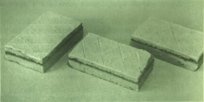 Kek "pudra şekeri ile Leningrad." Kitaptan Fotoğraf "pasta ve kek Üretimi," 1976 