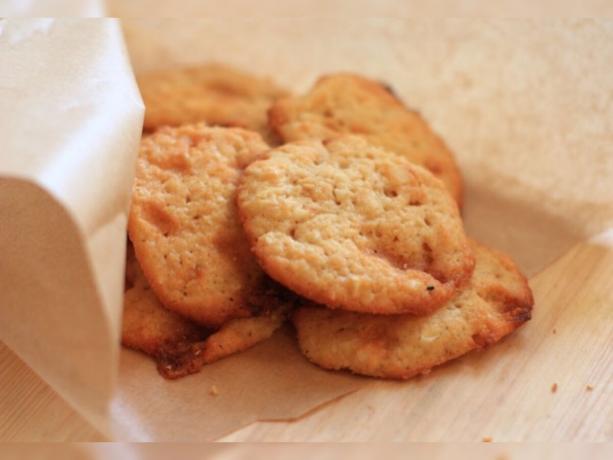 4 malzemelerle Düz kurabiye. Fotoğraflar - Yandex. resimler