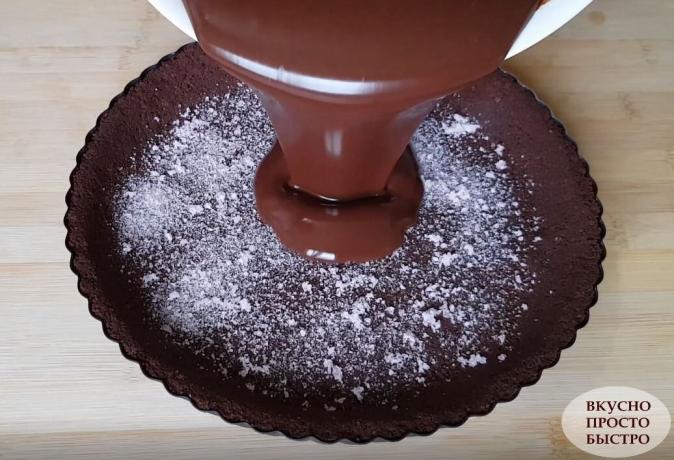 çikolatalı tatlı hazırlama süreci