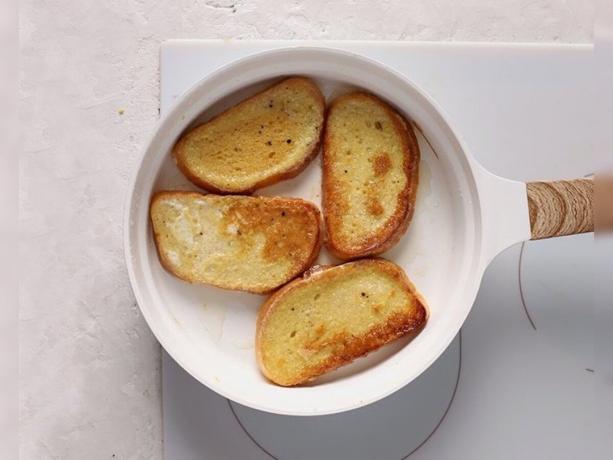 Çocukluğumda Yemek Mama Böyle tost (Fransız tostu). Fotoğraflar - Yandex. resimler