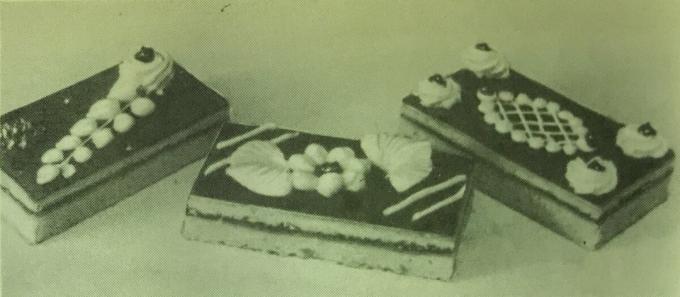 Kek "jöle krema ile Leningrad." Kitaptan Fotoğraf "pasta ve kek Üretimi," 1976 